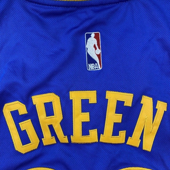 Adidas Golden State Warriors Draymond Green #23 Swingman Blue NBA Jersey Size XL - Picture 10 of 11